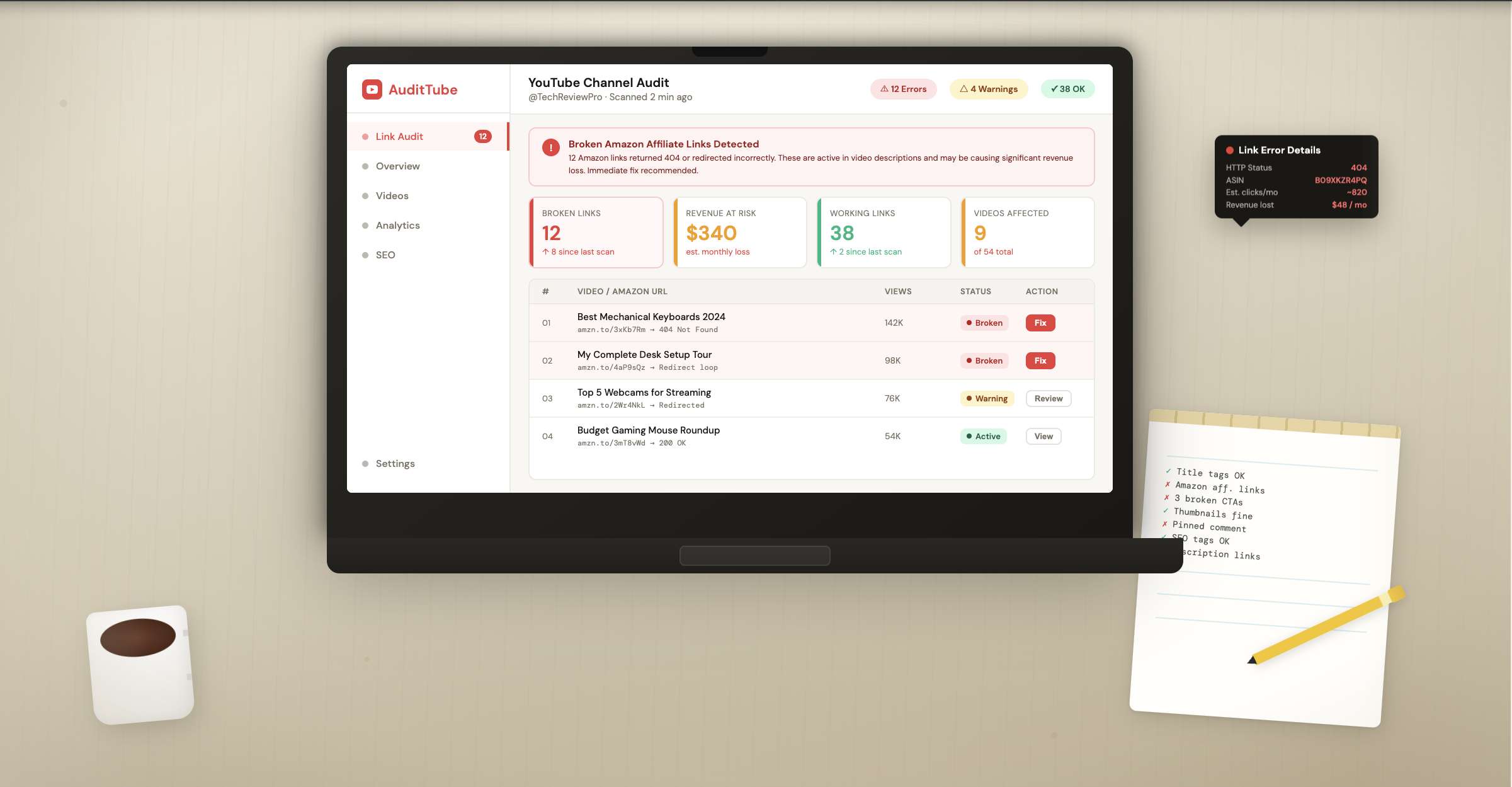 YouTube Affiliate Recovery: I Recovered $5K/Mo Fast